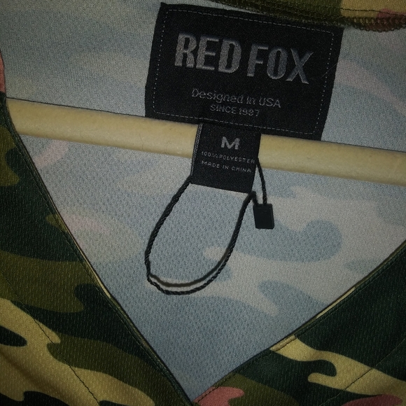 CAMO Button Up Jersey SAVAGE Shirt - Picture 3 of 5